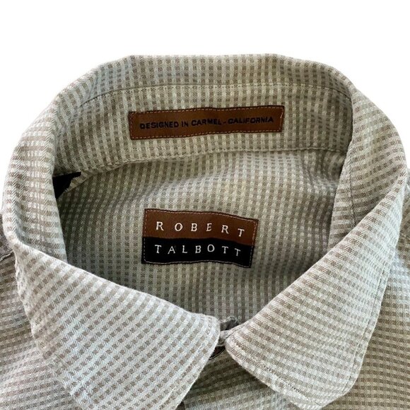 Robert Talbott Long Sleeve Button Down Shirt Men's Large - Picture 7 of 9